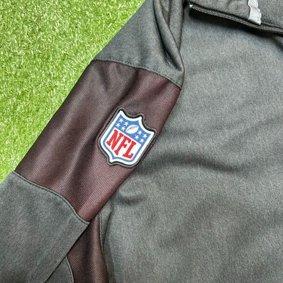 Arizona Cardinals Nike On Field Jacket Mens Small 1/4 Zip NFL Pullover - Picture 4 of 7